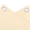 vidaXL Balkon-Sichtschutz Creme 700x120 cm PVC