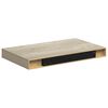 vidaXL Schwebende Wandregale 4 Stk. Eichefarben 40x23x3,8cm MDF