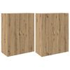 vidaXL Wandschrank 2 stk. Artisan-Eiche 69,5 x 34 x 90 cm