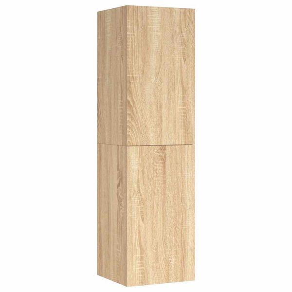 vidaXL TV-Schrank Sonoma-Eiche 30,5x30x110 cm Holzwerkstoff