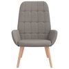 vidaXL Relaxsessel Taupe Stoff