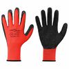 vidaXL Arbeitshandschuhe 24 Stk. Rot und Schwarz 10 / XL