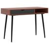 vidaXL Computertisch mit Schublade Braun 110x50x75 cm Holzwerkstoff