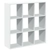 vidaXL Raumteiler-B&uuml;cherregal Wei&szlig; 102x29x103,5 cm Holzwerkstoff