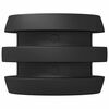 vidaXL Fu&szlig;balltisch-Bumper 16 Stk. Schwarz 3 x 3 x 2 cm TPE
