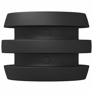 vidaXL Fu&szlig;balltisch-Bumper 16 stk. Schwarz 3 x 3 x 2 cm TPE