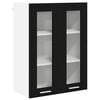 vidaXL H&auml;ngeschrank Schwarz Eichen-Optik 60 x 31 x 80 cm Holzwerkstoff