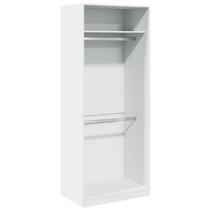 vidaXL Kleiderschrank Wei&szlig; 80x50x200 cm Holzwerkstoff