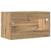 vidaXL Bad-H&auml;ngeschrank Artisan-Eiche 80x38,5x45 cm Holzwerkstoff