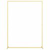 vidaXL Hochzeitsbogen Gold 150 x 49,5 x 200 cm Stahl