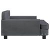vidaXL Hundebett Dunkelgrau 90x53x30 cm Samt