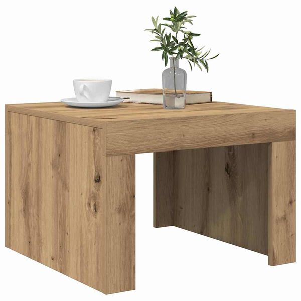 vidaXL Couchtisch Artisan-Eiche 50 x 50 x 35 cm Holzwerkstoff