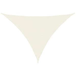 vidaXL Sonnensegel Oxford-Gewebe Dreieckig 3x4x4 m Creme