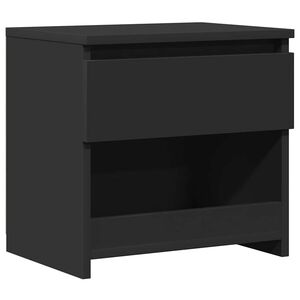vidaXL Nachttisch Schwarz 40x30x39 cm Holzwerkstoff