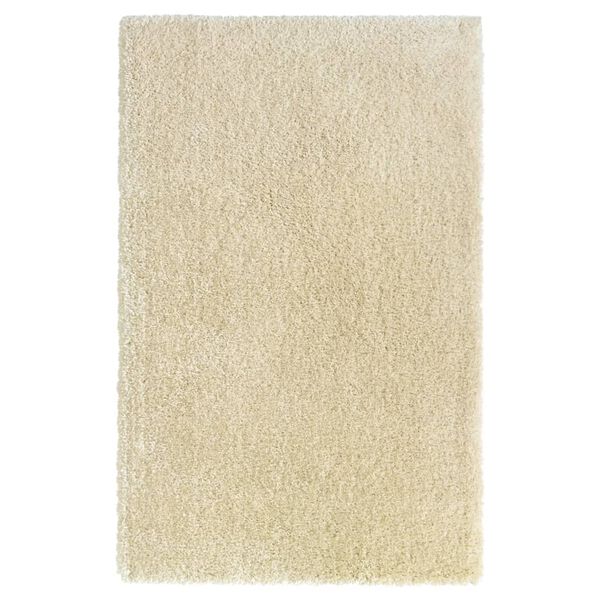 vidaXL Shaggy-Teppich Hochflor Beige 200x290 cm 50 mm