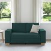 vidaXL 2-Sitzer Sofa Dunkelgr&uuml;n 160x78x84 cm Stoff