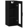 vidaXL Wandschrank Schwarz 34,5x34x90 cm
