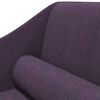 vidaXL Chaiselongue mit Nackenrolle Lila Stoff