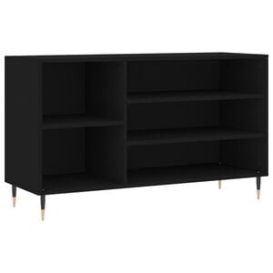 vidaXL Schuhregal Schwarz 102x36x60 cm Holzwerkstoff