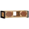 vidaXL TV-Schrank 100x30x25 cm Raues Massivholz Mango