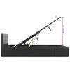 vidaXL Stauraumbett Hydraulisch Schwarz Kunstleder 160×200cm