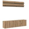 vidaXL TV-Einheiten 6 stk. Artisan-Eiche Holzwerkstoff