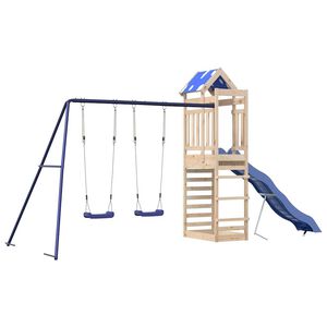 vidaXL Spielturm Massivholz Kiefer