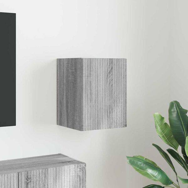 vidaXL TV-Wandschrank Graues Sonoma 30 x 31 x 40 cm Holzwerkstoff