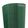 vidaXL Gartenzaun Doppelseitig Gr&uuml;n 1,8x3 m PVC