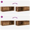 vidaXL TV-Schrank Altholz-Optik 80x31x25,5 cm Holzwerkstoff