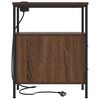 vidaXL Nachttisch 2 pcs Braun Eichen-Optik 30 x 48 x 61 cm