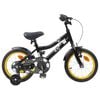 vidaXL Kinderfahrrad 14 Zoll f&uuml;r 3-5 Jahre alt Schwarz