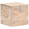 vidaXL Truhe 40x40x40 cm Akazie Massivholz