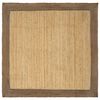 vidaXL Bereichsteppich Grau 300 x 300 cm Jute