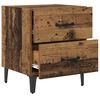vidaXL Bettschrank Altholz 40 x 35 x 47,5 cm Holzwerkstoff