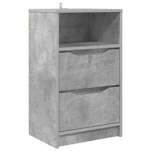 vidaXL Nachttisch Beton Grau 40 x 30 x 467 cm Holzwerkstoff