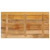 vidaXL Tischplatte 100x60x3,8 cm Rechteckig Raues Massivholz Mango