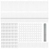 vidaXL Zaun mit Pfosten Silber 1 x 100 m Stahl