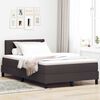 vidaXL Boxspringbett mit Matratze Dunkelbraun 120 x 190 cm Stoff