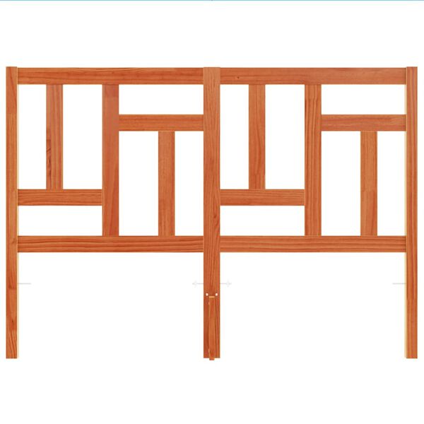 vidaXL Kopfteil Wachsbraun 160 cm Massivholz Kiefer