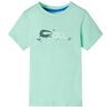 Kinder-Kurzarmshirt Hellgrün 104