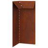 vidaXL Schneckenzaun 10 x 10 x 25 cm Wetterfeststahl Rostoptik