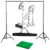 vidaXL Fotostudio-Set mit Lampen und Hintergrundsystem