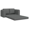vidaXL Schlafsofa 60cm Dunkelgrau Stoff