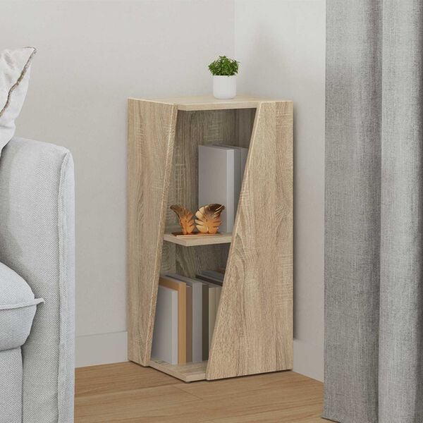 vidaXL Seitenregal Sonoma-Eiche 33 x 32 x 70,5 cm Holzwerkstoff