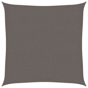 vidaXL Sonnensegel HDPE Quadrat 3,6x3,6 m Anthrazit