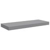 vidaXL Schweberegale 4 Stk. Grau 60x23,5x3,8cm MDF