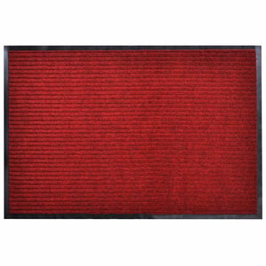 vidaXL T&uuml;rmatte Rot 90 x 120 cm PVC