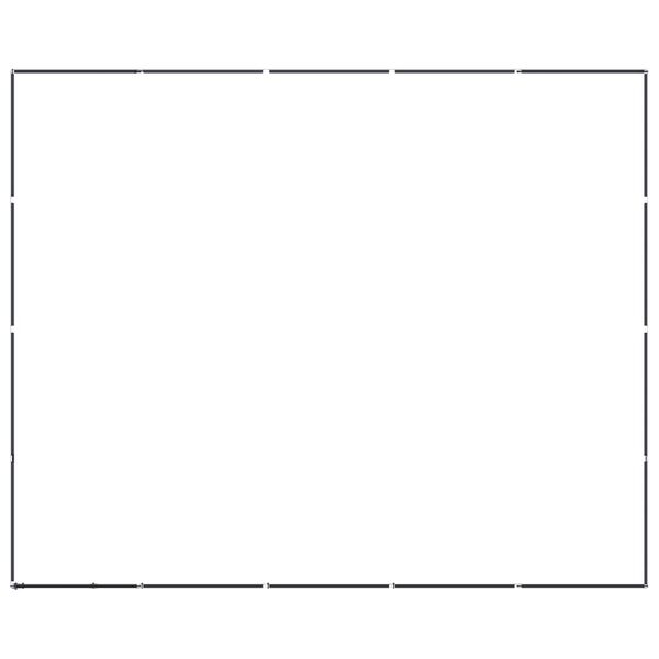 vidaXL Outdoor-Hundezwinger Stahl 18,43 m²