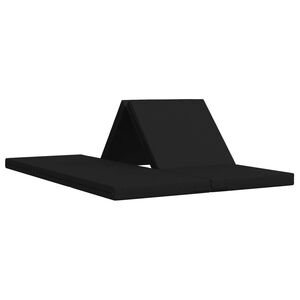 vidaXL Klappsofa Bett 140 x 67 x 15 cm Schwarz